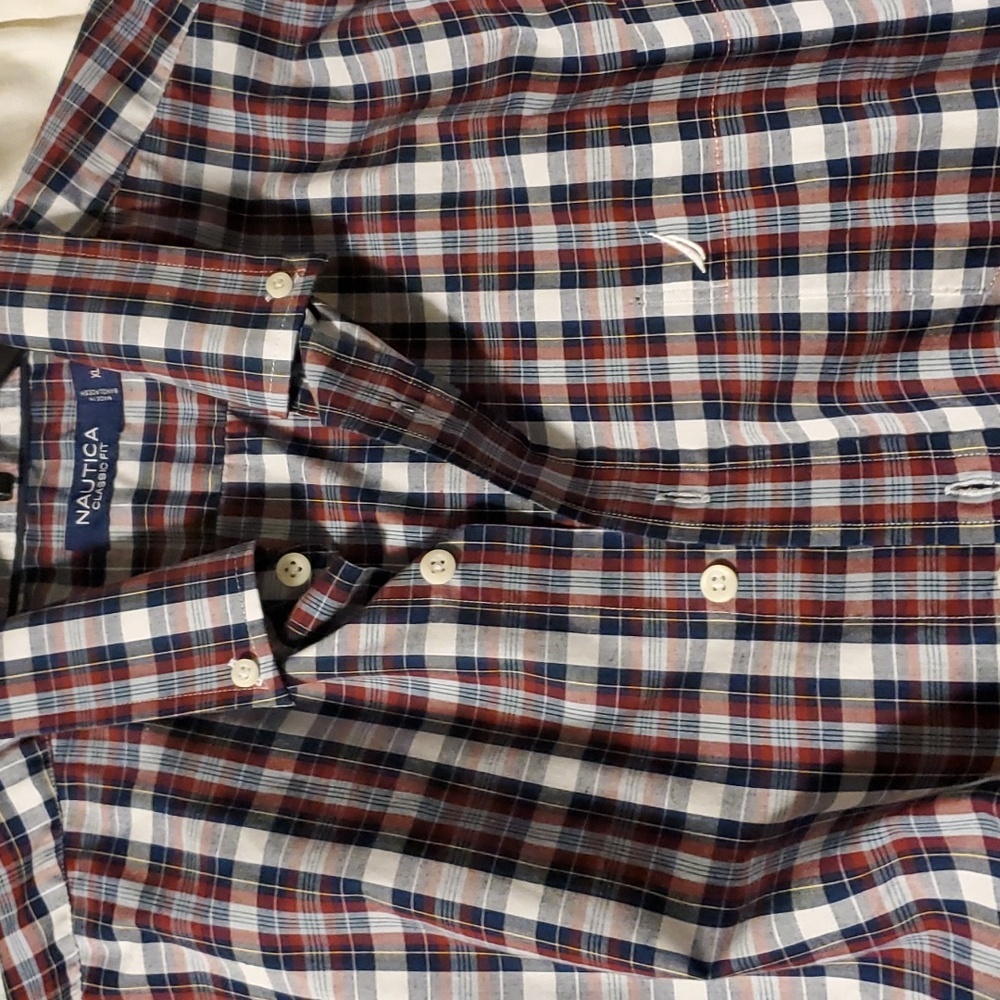 Nautica Button Down Shirt XL - Picture 3 of 4